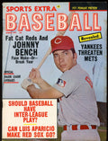 Spring 1971 Baseball Magazine Johnny Bench Cincinnati Reds on Cover 177659