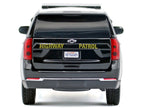 2025 Chevrolet Tahoe Police Pursuit Vehicle "California Highway Patrol" Black and White "Law Enforcement and Public Service" Series 1/24 Diecast Model Car by Motormax