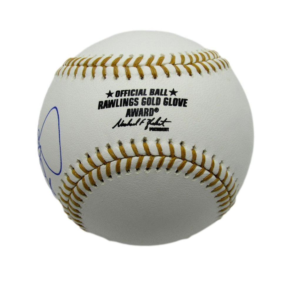 Robin Yount HOF Autographed Rawlings Gold Glove Award Baseball Brewers JSA