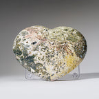 Polished Ocean Jasper Heart From Madagascar // V3