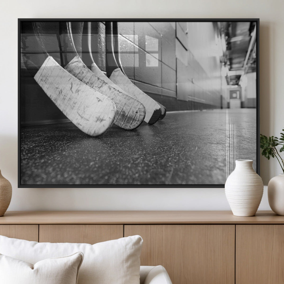 Ice Hockey Wall Art Canvas Print