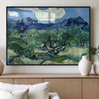 Olive Trees Van Gogh Wall Art Canvas Print