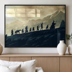 Fellowship Journey Wall Art | Fantasy Adventure Canvas Print