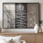 Minimalist Botanical Wall Art Canvas Print, Framed and Ready to Hang