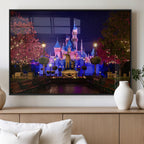 Disney Castle Wall Art | Framed Magic Kingdom Canvas