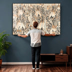 Native American Indian Wall Art Canvas Print