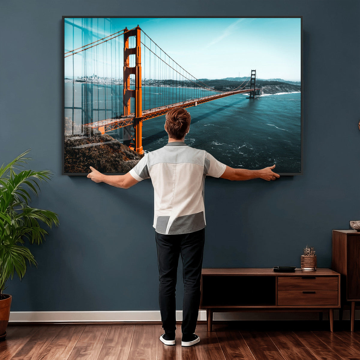 Golden Gate Bridge Wall Art Canvas Print | San Francisco Landmark Photography