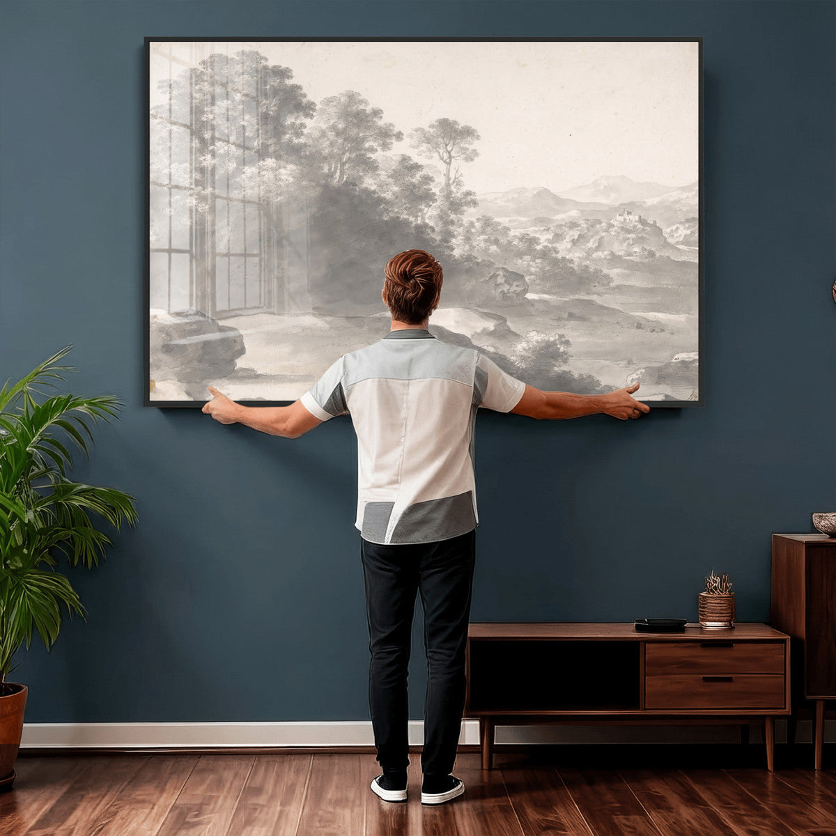 Van Poelenburch Landscape Canvas Wall Art | Dutch Golden Age