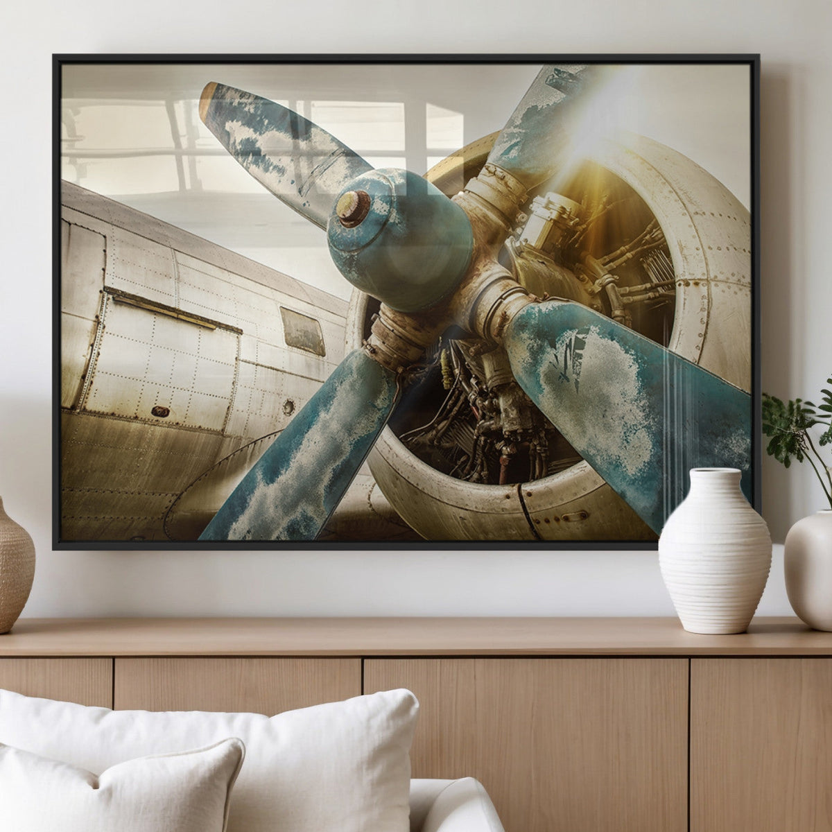 Vintage Airplane Canvas Print