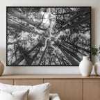 Trees Contemporary Art Canvas Print