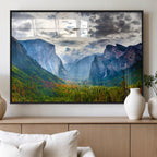 Yosemite Park Half Dome 3 Panel Canvas Print | Large Giclée Landscape Wall Art
