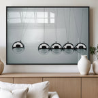 Newton's Cradle Wall Art Canvas Print | Framed Newton Cradle Wall Art