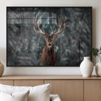 Wall Art Deer Art Animal Canvas, Framed Wall Art Deer Canvas