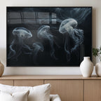 Jellyfish Wall Art Canvas Print, Elegant Wall Decor