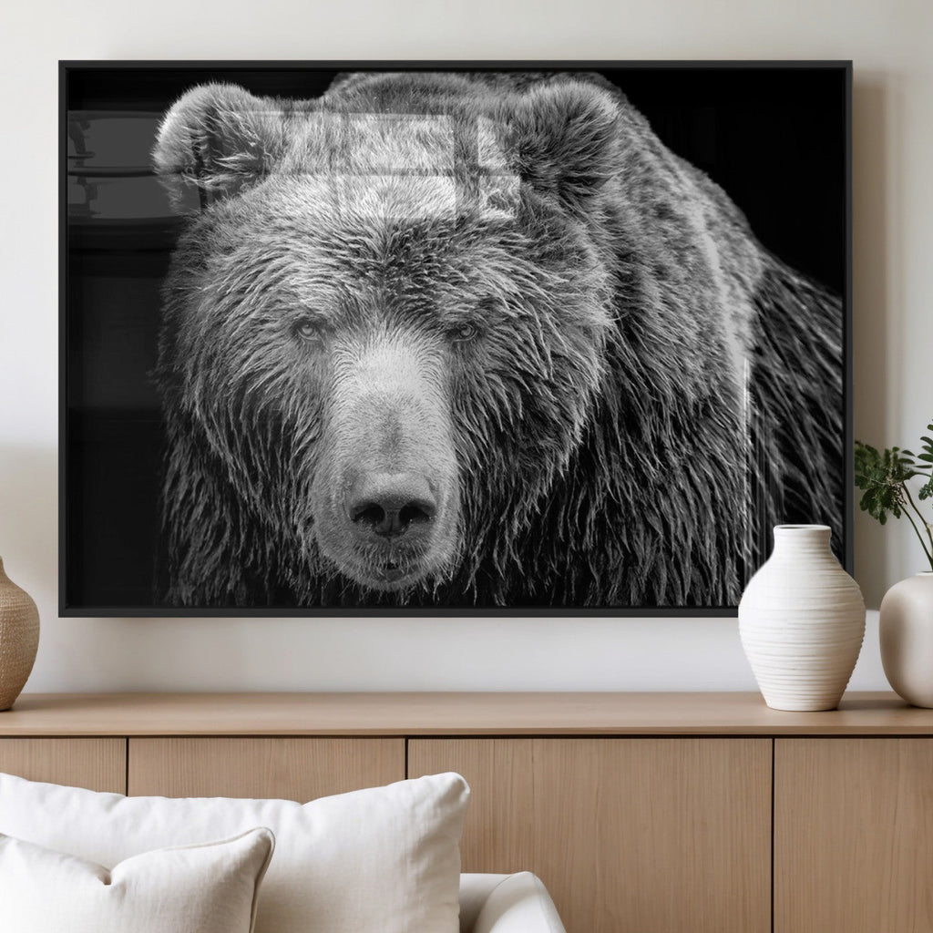 399 Grizzly Bear Canvas Print, Ready to Hang Wall Art