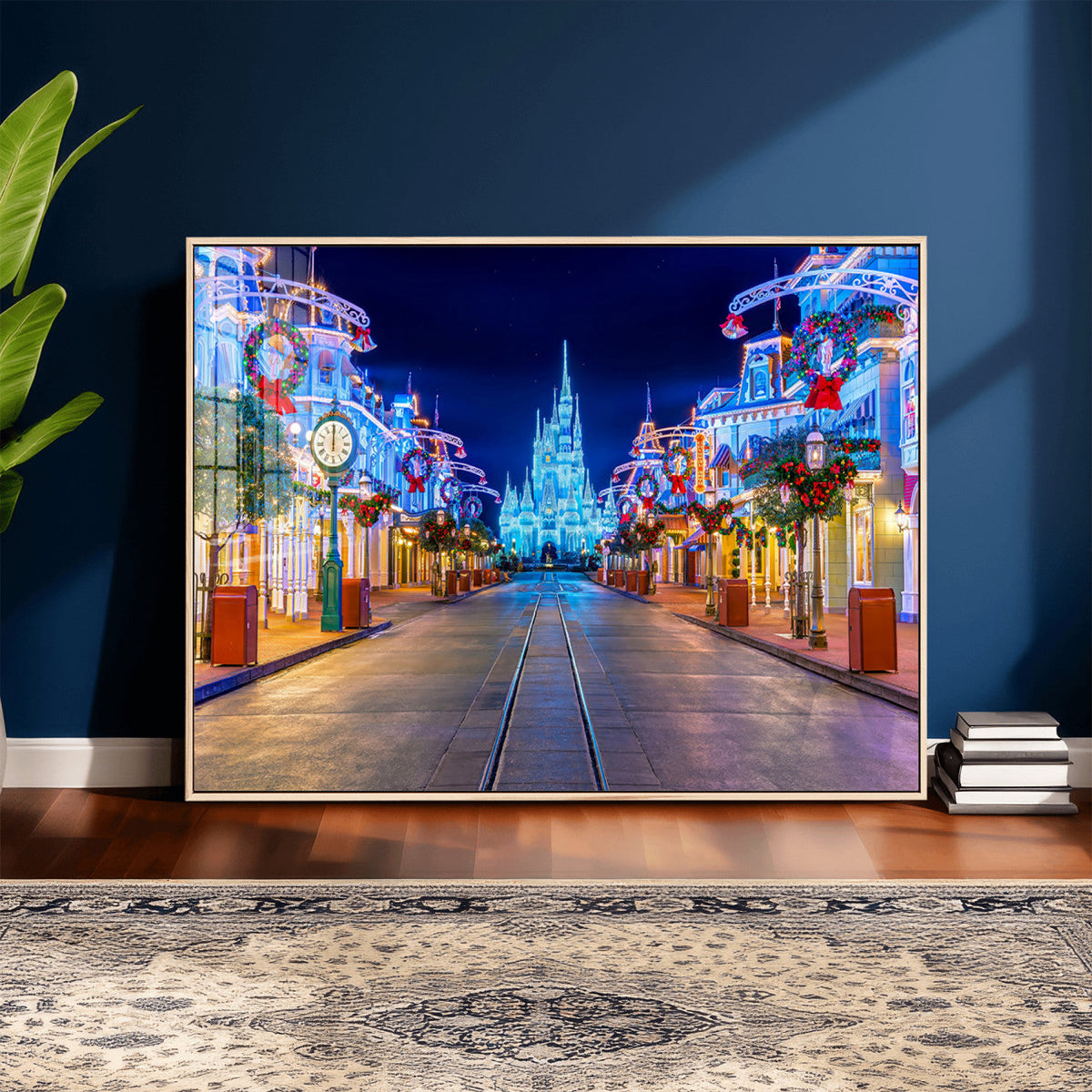 Disney Castle Wall Art | Large Magic Kingdom Canvas Artwork