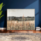 Rustic Field Landscape Wall Art Print, Giclee Canvas Wall Art
