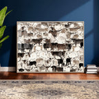 Abstract Texas Longhorn Print, Longhorn Herd Print