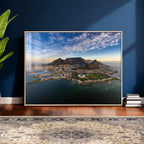 Cape Town Wall Art Canvas Print | Table Mountain Coastal Skyline Panorama