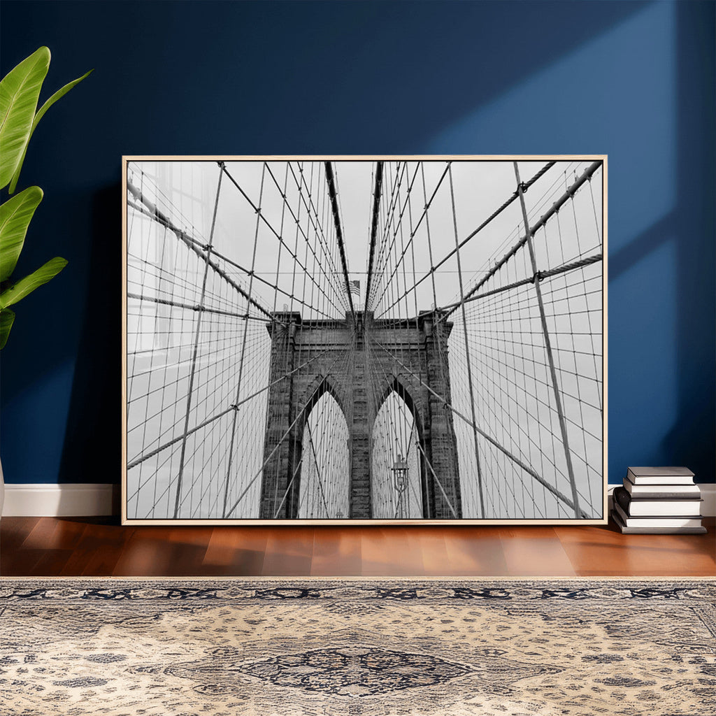 Large Brooklyn Bridge Wall Art Canvas Print