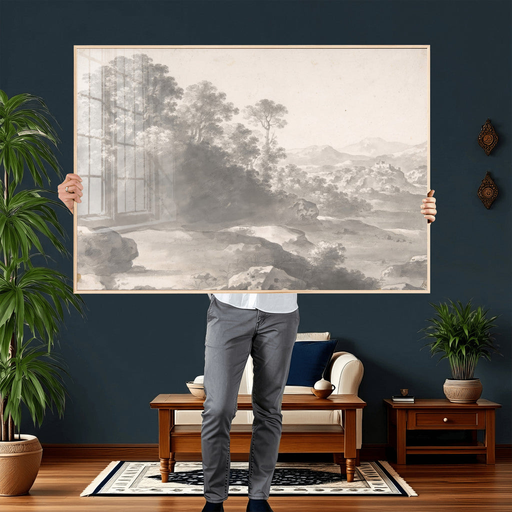 Van Poelenburch Landscape Canvas Wall Art | Dutch Golden Age