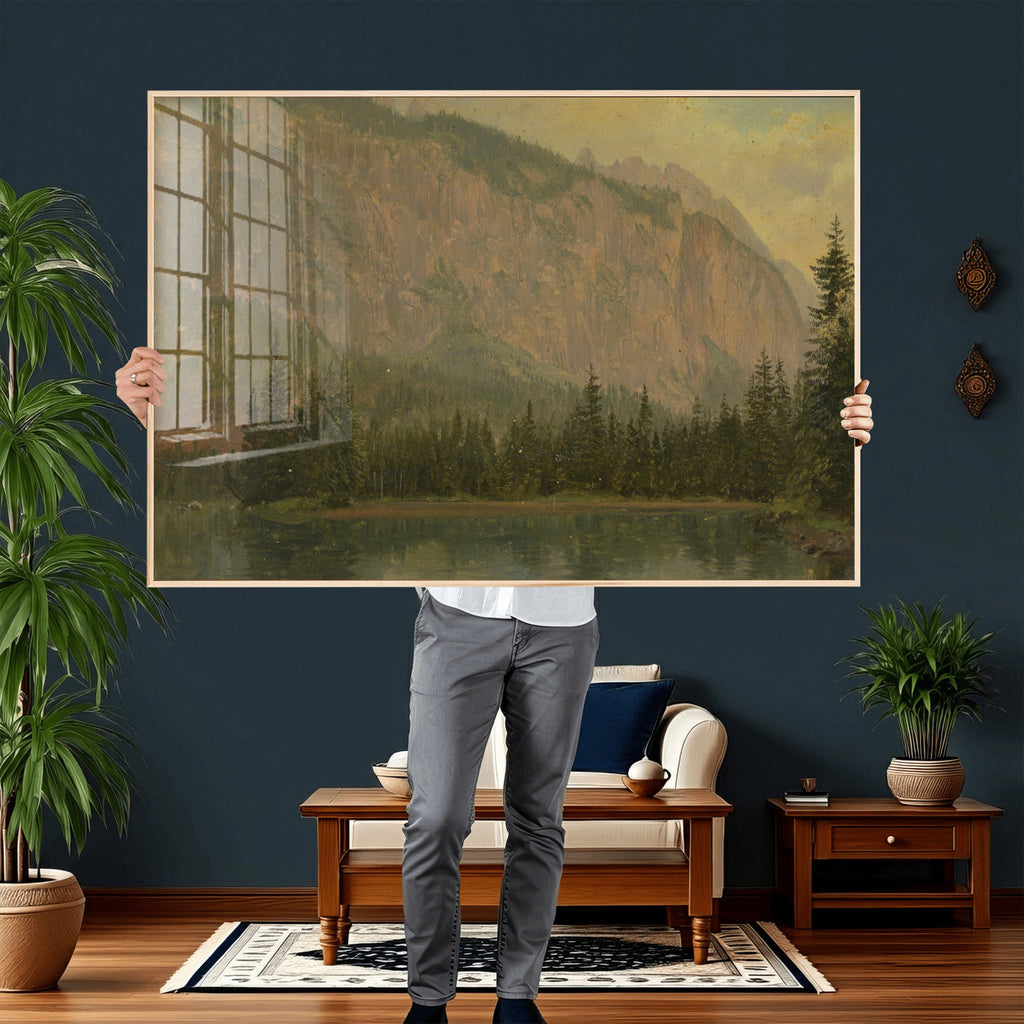 Frederic Edwin Church Hintersee Canvas Print, Hudson River