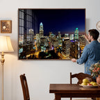 Atlanta Skyline Wall Art Canvas Print | Modern Cityscape