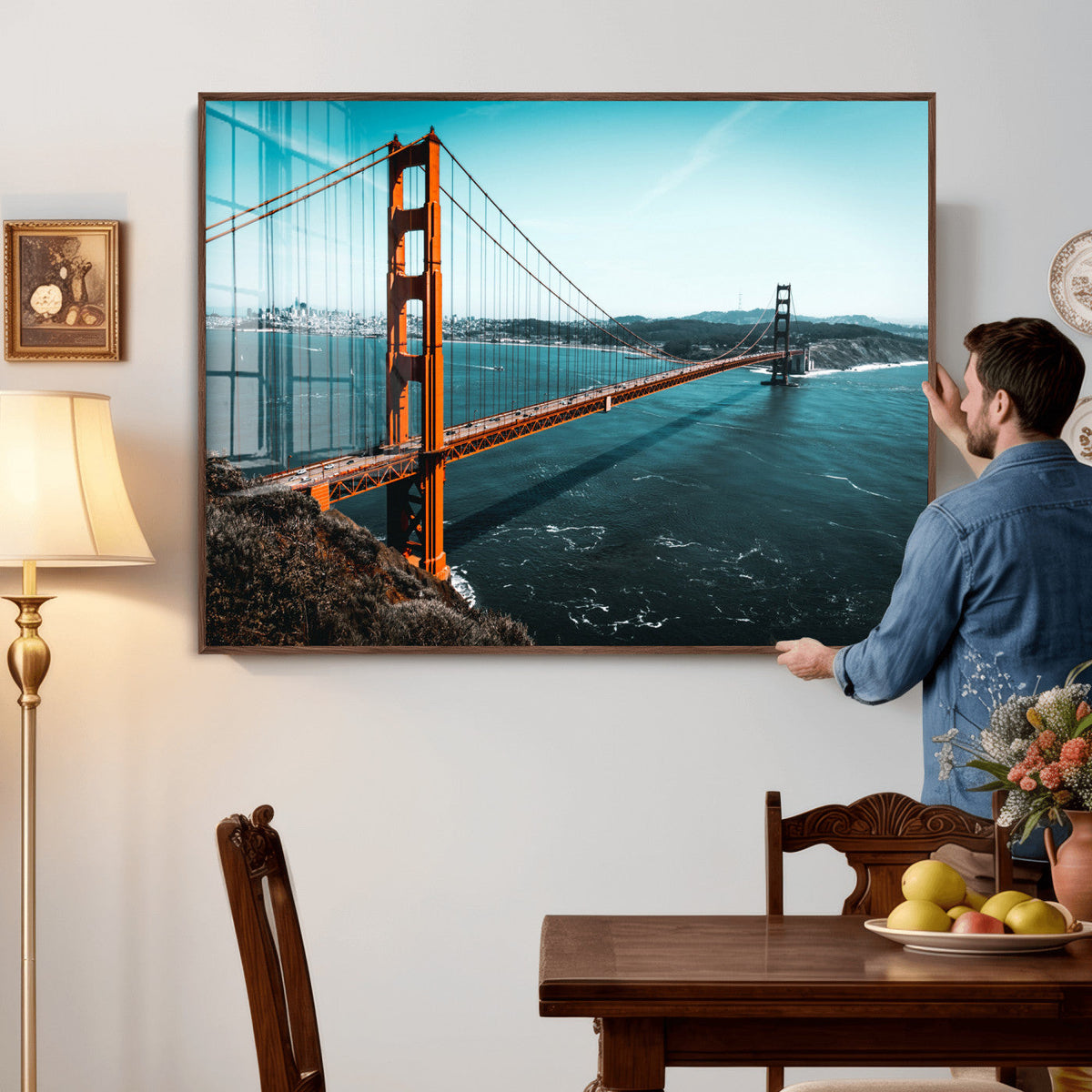 Golden Gate Bridge Wall Art Canvas Print | San Francisco Landmark Photography