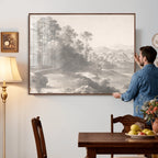 Van Poelenburch Landscape Canvas Wall Art | Dutch Golden Age