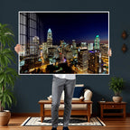 Atlanta Skyline Wall Art Canvas Print | Modern Cityscape
