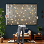 Abstract Birds Wall Art Canvas Print