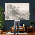 Van Poelenburch Landscape Canvas Wall Art | Dutch Golden Age