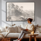 Van Poelenburch Landscape Canvas Wall Art | Dutch Golden Age