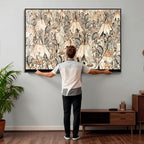 Native American Indian Wall Art Canvas Print