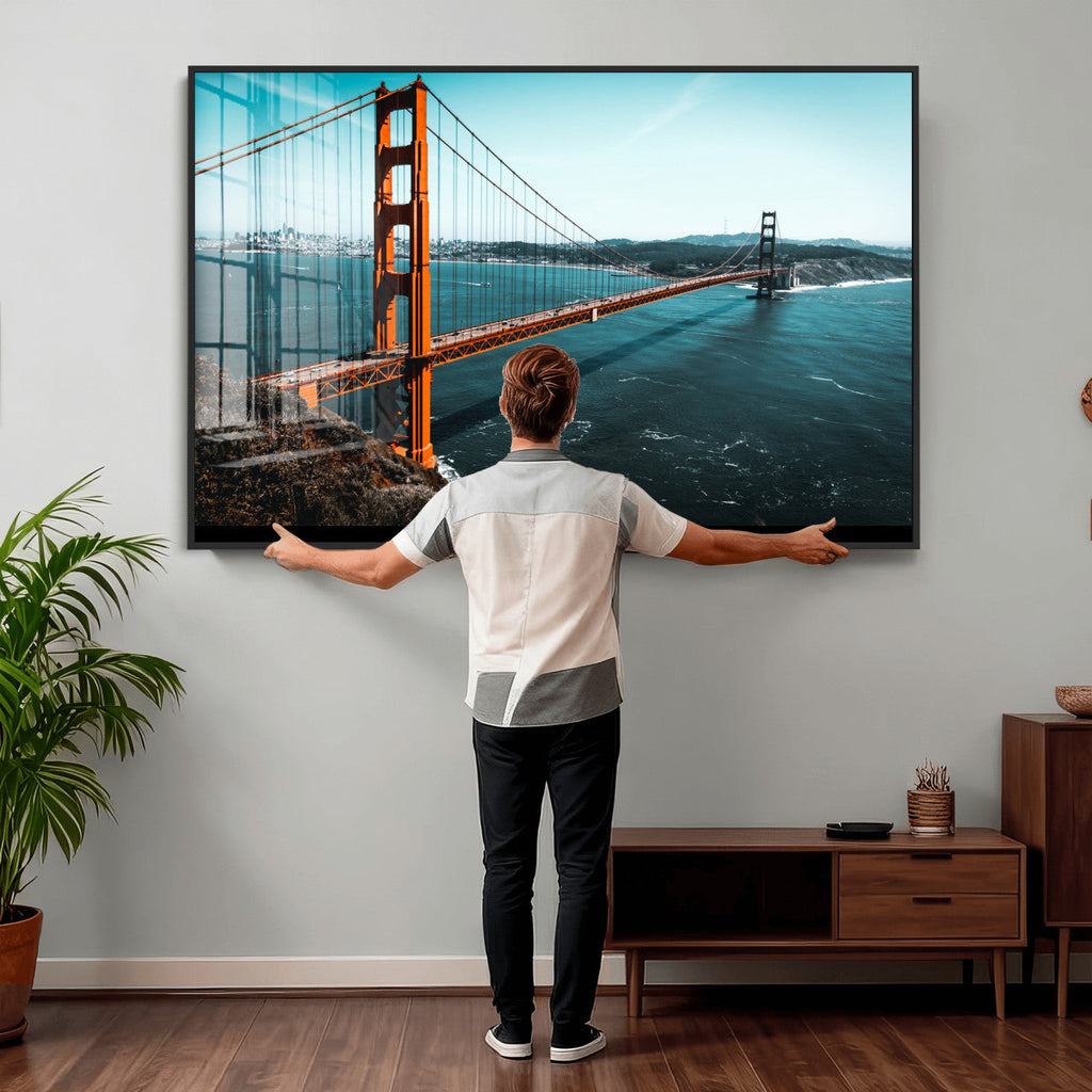 Golden Gate Bridge Wall Art Canvas Print | San Francisco Landmark Photography