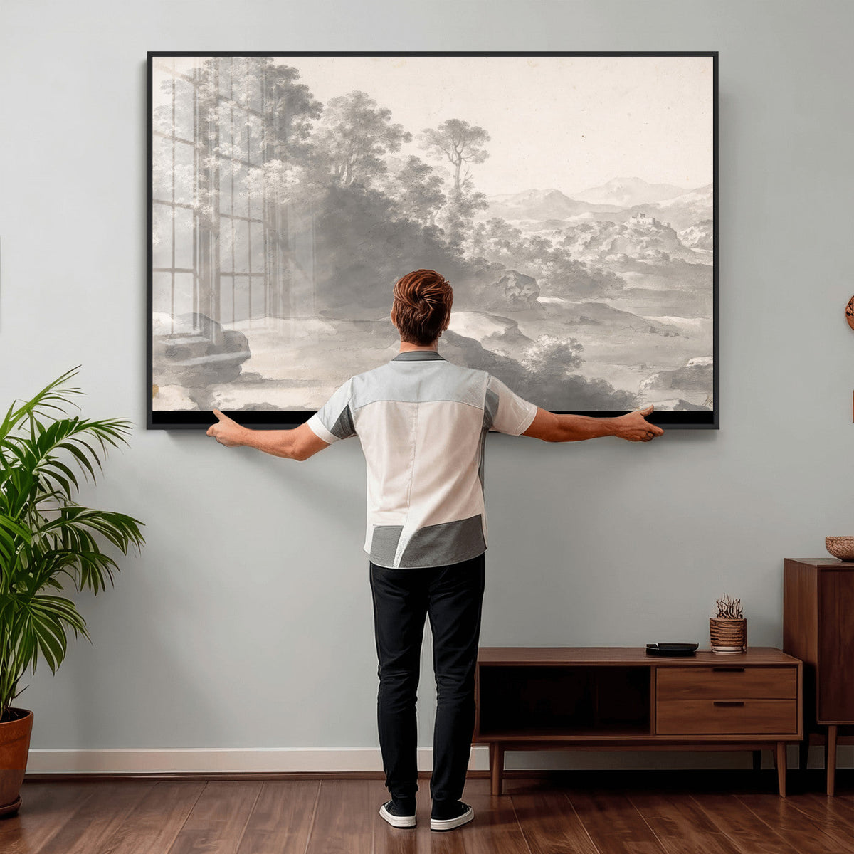 Van Poelenburch Landscape Canvas Wall Art | Dutch Golden Age