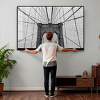 Large Brooklyn Bridge Wall Art Canvas Print