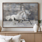 The White Horses Wall Art, Framed White Horses Wall Art