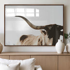 Texas Longhorn Wall Art Canvas Print, 3-Panel