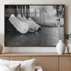 Ice Hockey Wall Art Canvas Print