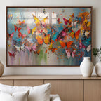 Abstract Butterfly Wall Art Canvas Print