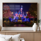 Disney Castle Wall Art | Framed Magic Kingdom Canvas