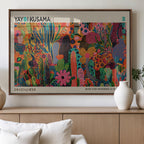 Framed Yayoi Kusama 1986 Wall Art Print | Japanese Wall Art, Wabi Sabi Abstract Landscape