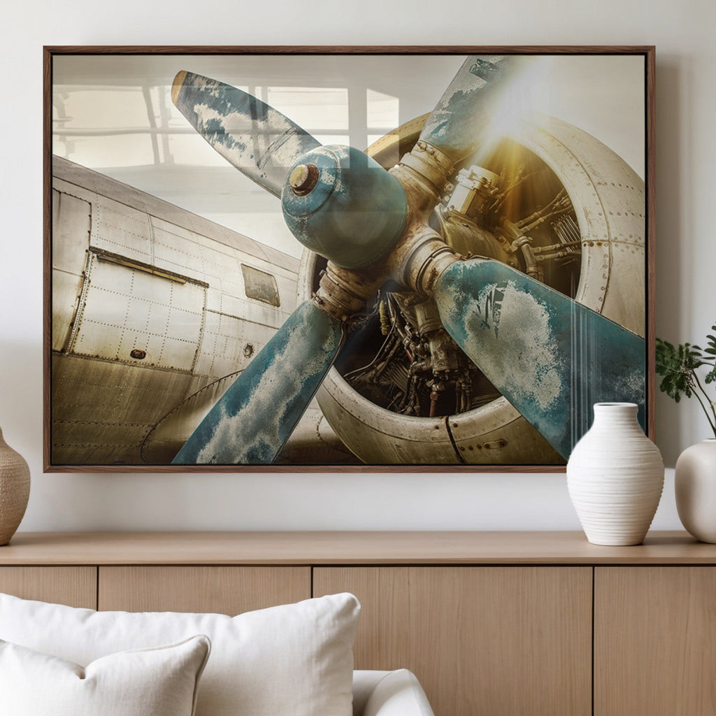 Vintage Airplane Canvas Print
