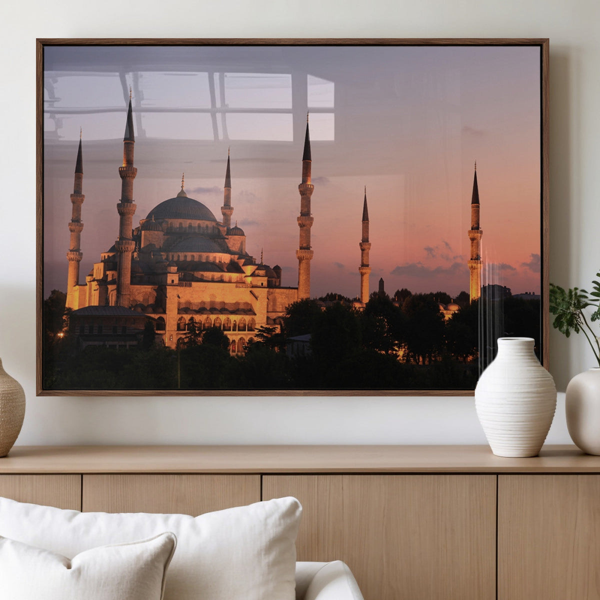 Wall Art Turkey Istanbul Skyline Canvas Print