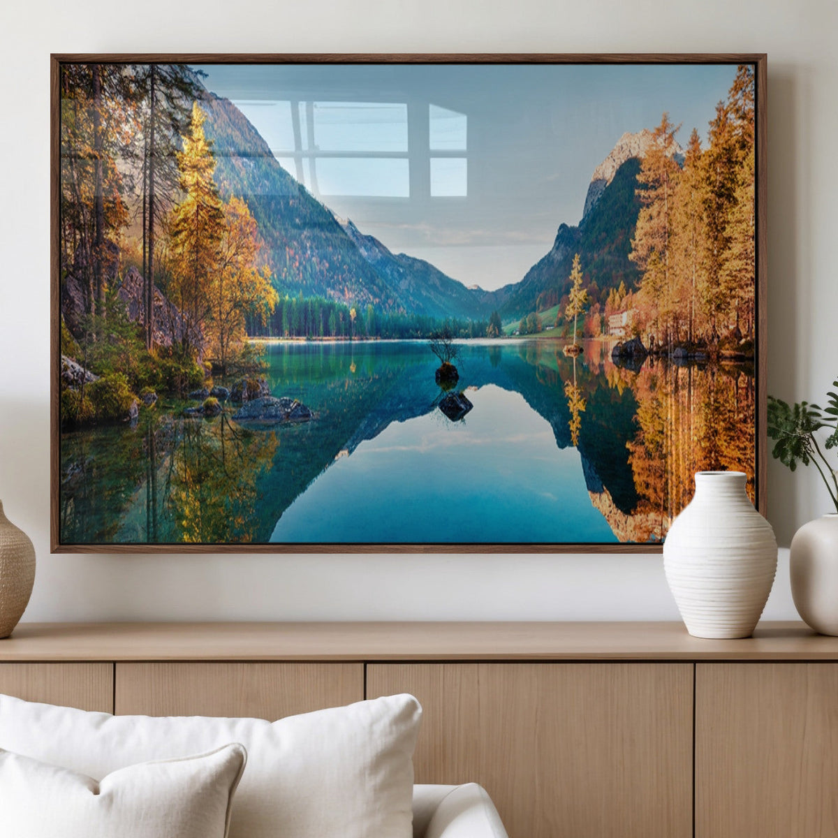 Fantastic Autumn Panorama Wall Art Canvas Print