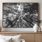 Trees Contemporary Art Canvas Print