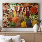 Spices Kitchen Wall Art Canvas Print