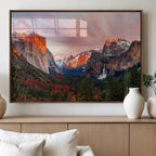 Yosemite Half Dome Wall Art Canvas Print El Capitan