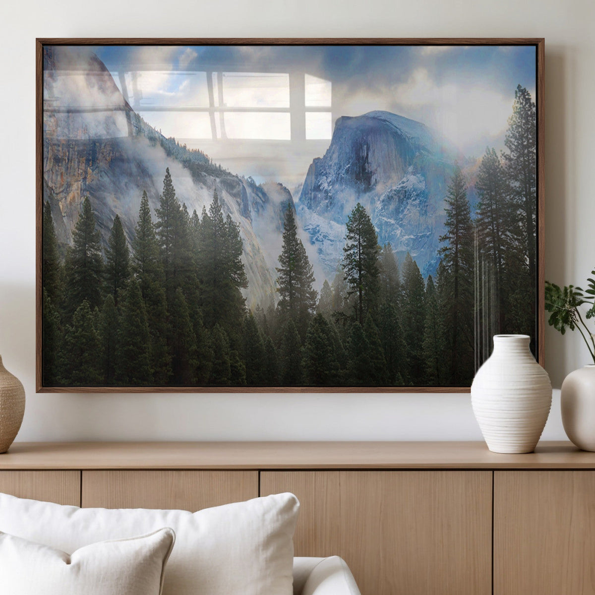 Half Dome Yosemite California Wall Art Canvas Print El Capitan